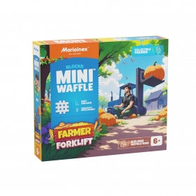Klocki Waffle mini Farmer - Wózek widłowy, 50 elementów (907511)