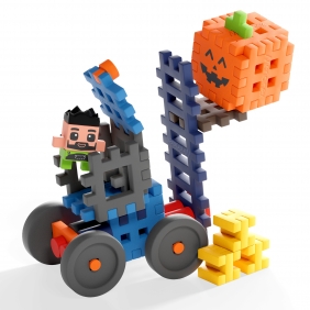 Klocki Waffle mini Farmer - Wózek widłowy, 50 elementów (907511)