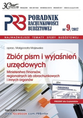 Zbiór pism i wyjaśnień urzędowych Ministerstwa Finansów, regionalnych izb obrachunkowych i innych organów - Majewska Małgorzata
