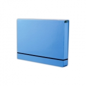 Teczka kartonowa na gumkę Penmate A4 kolor: niebieski (TT6766)