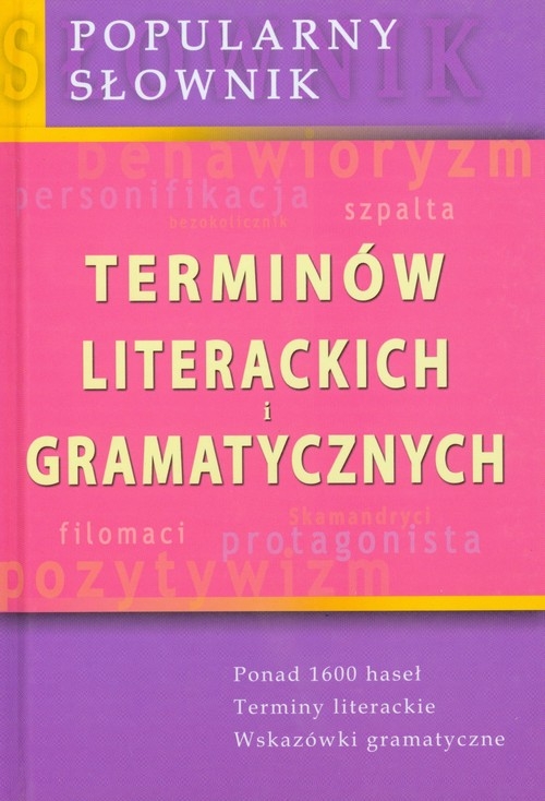 Popularny słownik terminów literackich i gramatycznych