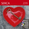 Kalendarz wieloplanszowy Serca 30x30 2019 (Lp57-19)