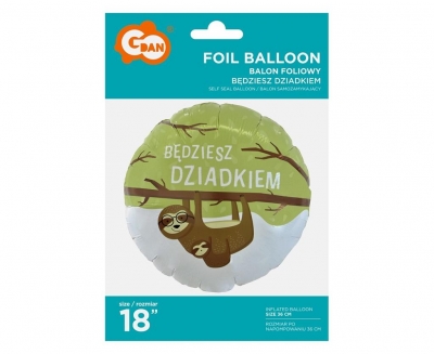 Balon foliowy Będziesz Dziadkiem