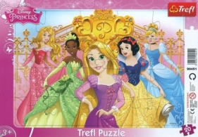 Puzzle ramkowe 20 Księżniczki TREFL (90451)
