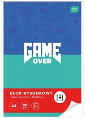 Interdruk, Blok rysunkowy A4, 50 k. - Game Over
