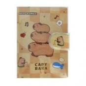 Notes A7 z zamknięciem Kapibara 70 kartek