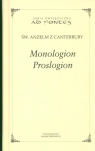 Monologion Proslogion Anzelm z Canterbury