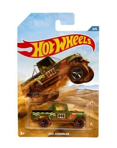 Hot Wheels: Samochodzik wyścigowy Jeep Scrambler