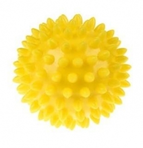 Piłka rehabilitacyjna żółta 6,6cm