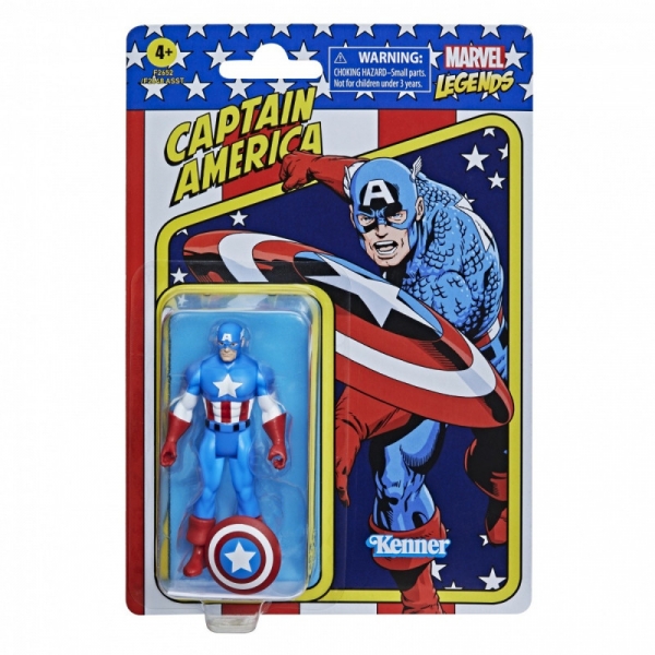 Marvel Legends Fan Legends Figurka Retro Kapitan Ameryka (F2648/F2652)