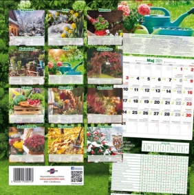 Kalendarz 2021 działkowca z kalendarium prac na działce i w ogrodzie