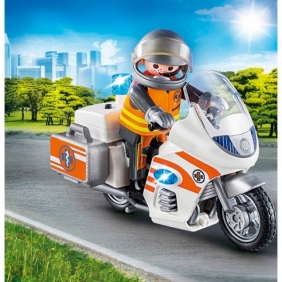 Playmobil City Life: Motocykl ratowniczy ze światłem (70051)