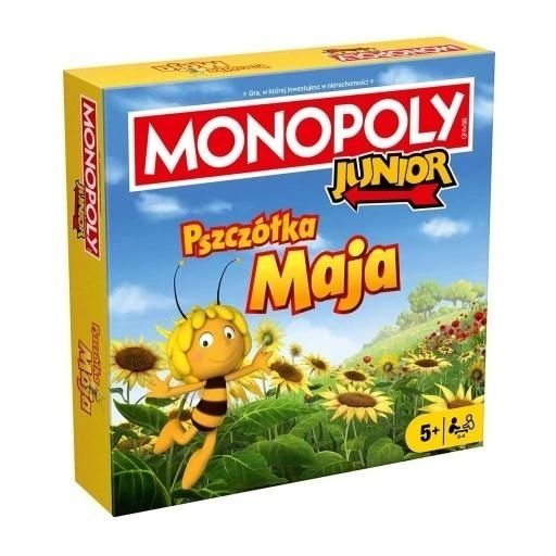 <img src='https://webimage.pl/pics/513/1/d5036905061513.jpg' style='height:440px' /> Monopoly Junior Pszczółka Maja