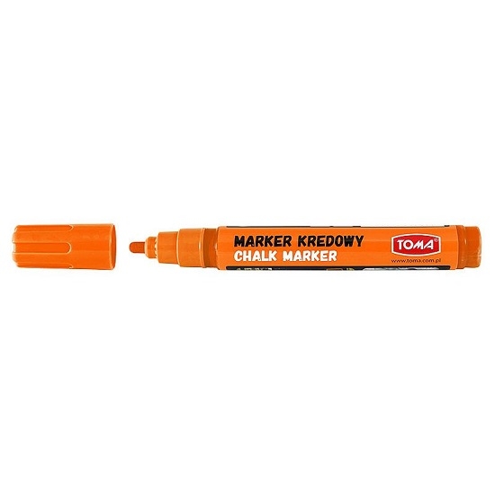 Marker kredowy Toma 4,5 mm - pomarańczowy (29251)