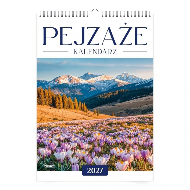 Kalendarz 2027 A3 ścienny Pejzaże