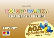 Kolorowanka Papuga Aga opowiada cz.9 Zawody - Marzena Piętka