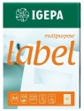 Etykieta samoprzylepna Igepa Label Multipurpose A4 - biały 70 mm x 42 mm
