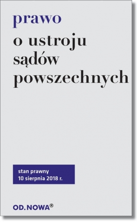 Prawo o Ustroju Sądów Powszechnych
