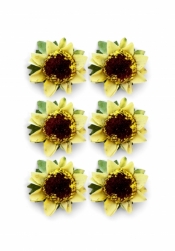 Ozdoba papierowa Galeria Papieru kwiaty samoprzylepne żółte słonecznik (252022)
