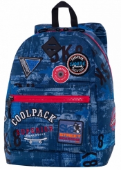 Coolpack - Cross - Plecak młodzieżowy - Blue (Badges B) (B26154)
