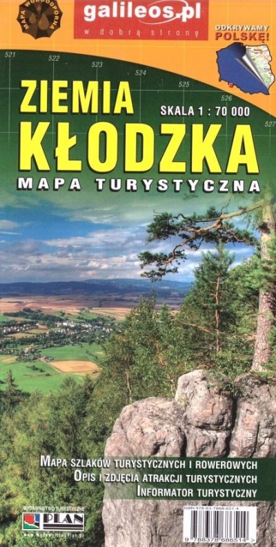 Mapa turystyczna Ziemia Kłodzka 1:70 000