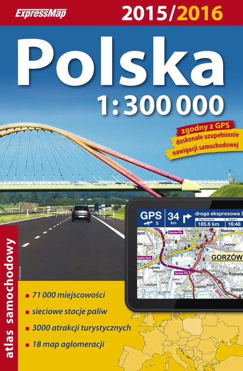 Polska atlas samochodowy 1:300 000