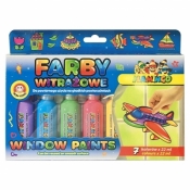 Farby witrażowe 22ml 7 kolorów