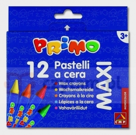 Kredki woskowe Primo Maxi 12 kolorów