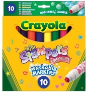 Flamastry Crayola mini stempelki emotikony 10 sztuk
