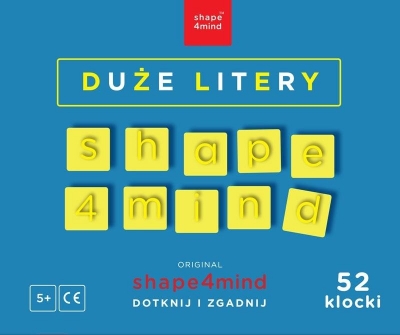 Shape4mind. Duże litery