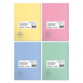 Zeszyt A5, 60k w linia - ECO PP Pastel Colors, 1 szt
