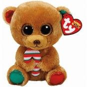 Maskotka Beanie Boos Bella - brązowy miś z cukierkiem 24 cm (37251)