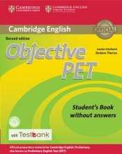 Objective PET Student's Book without Answers with CD-ROM with Testbank - Hashemi Louise, Thomas Barbara 