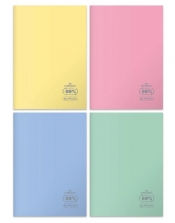 Zeszyt A5, 60k w linia - ECO PP Pastel Colors, 1 szt