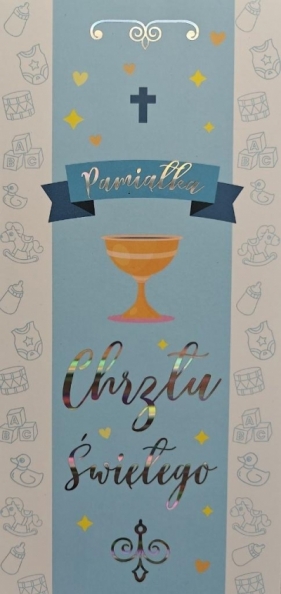 Karnet Chrzest chłopiec