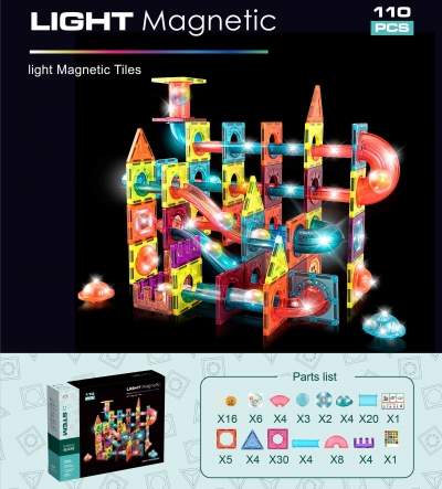 <img src='https://webimage.pl/pics/515/4/d5905375854515.jpg' style='height:440px' /> Klocki magnetyczne tory 7,5cm 110 elementów CH1173 AN09
