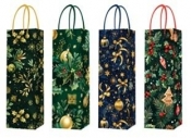 Torebka prezentowa butelka Boże Narodzenie platera