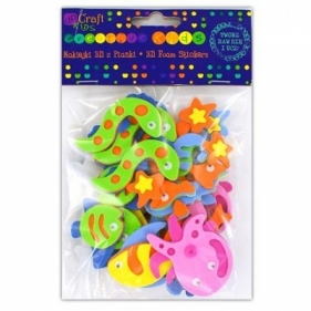 Naklejki z pianki 3D 25 szt. Morze - KSPI-091