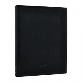 Kalendarz Paperblanks 2026 Black Edition Bold Day-at-a-Time Ultra miękka okładka