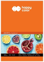 Blok artystyczny Happy Color A5 360 g 10 k. (HA 7836 1520-A10)