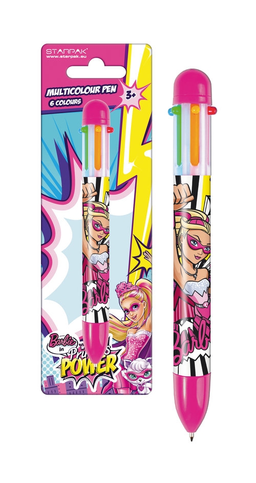 Długopis wielokolorowy Barbie Power (280992)