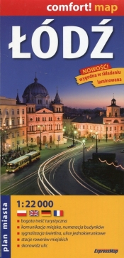 Łódź plan miasta 1:22 000