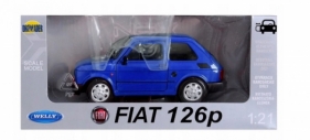 Pojazd Fiat 126P niebieski 1:21 (24066-4)