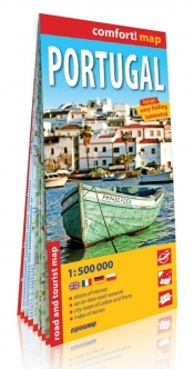 Portugalia comfort! map laminowana mapa samochodowo - turystyczna