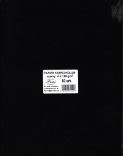 Papier ksero A4 czarny 160g czarny 50 ark