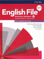 English File. Język angielski. Elementary Multipack B + online practice. Podręcznik + zeszyt ćwiczeń dla liceum i technikum. Wydanie 4 - Praca zbiorowa
