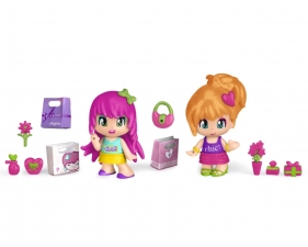 Pinypon City - „Na zakupach”, 2-pack laleczek 7 cm z akcesoriami (EP16610)