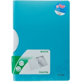 Skoroszyt Leitz Wow A4 - turkusowy 80 g (41850051)