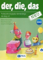 der die das neu 6 Podręcznik do języka niemieckiego + CD - Ewa Krawczyk, Lucyna Zastąpiło, Marta Kozubska