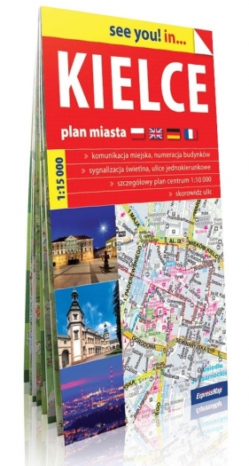 Kielce plan miasta 1:15 000